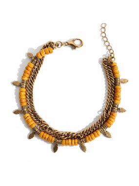 New! Free People Aged Gold Anklet (3017) NWOT